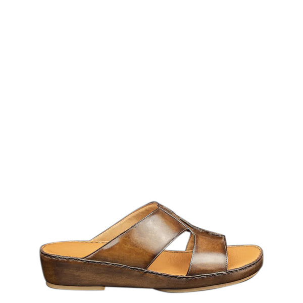 Stylish Fields Luxury Comfort Arabic Sandal - Tan