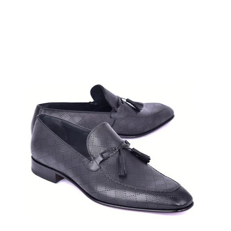 Tassel-Trimmed Calfskin Loafers