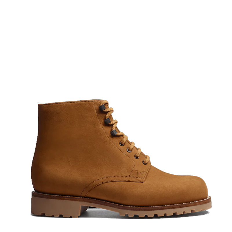 Worker Suede Lace-Up Boots For Men