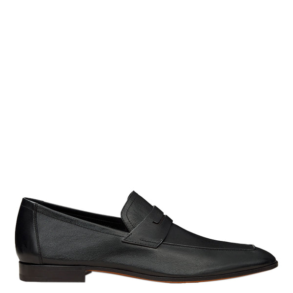 Plain Solid Leather Loafer For Men