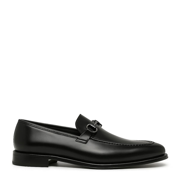Men s Horse bit Leather Buckle Loafer