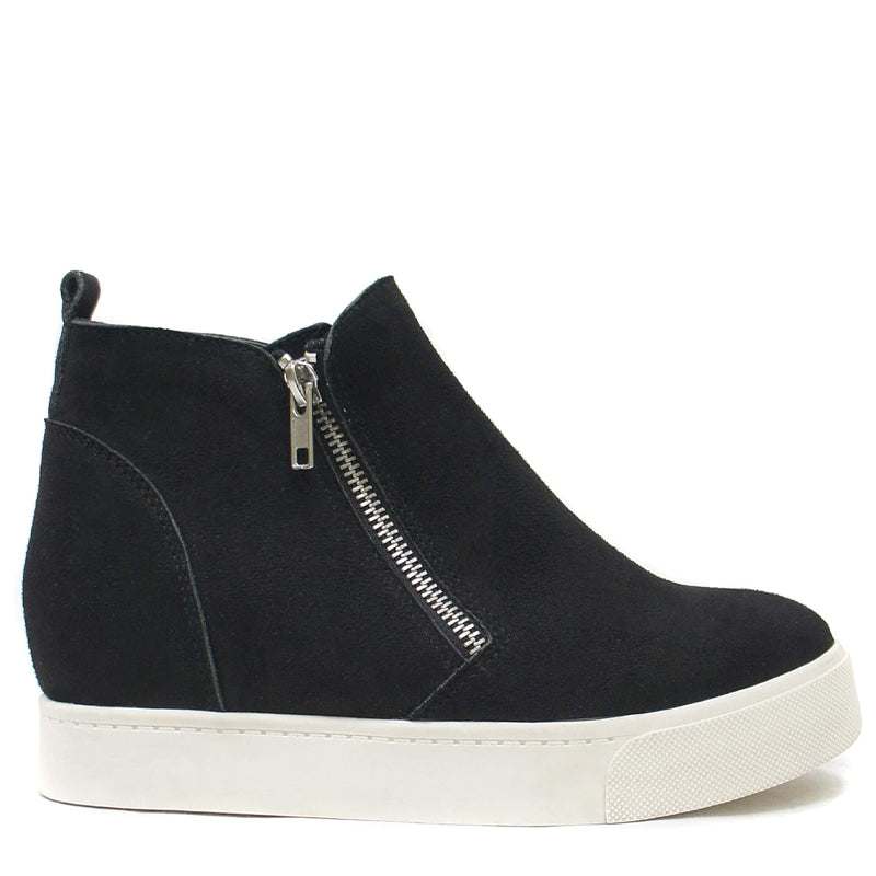 Elevated Comfort Wedge Sneakers