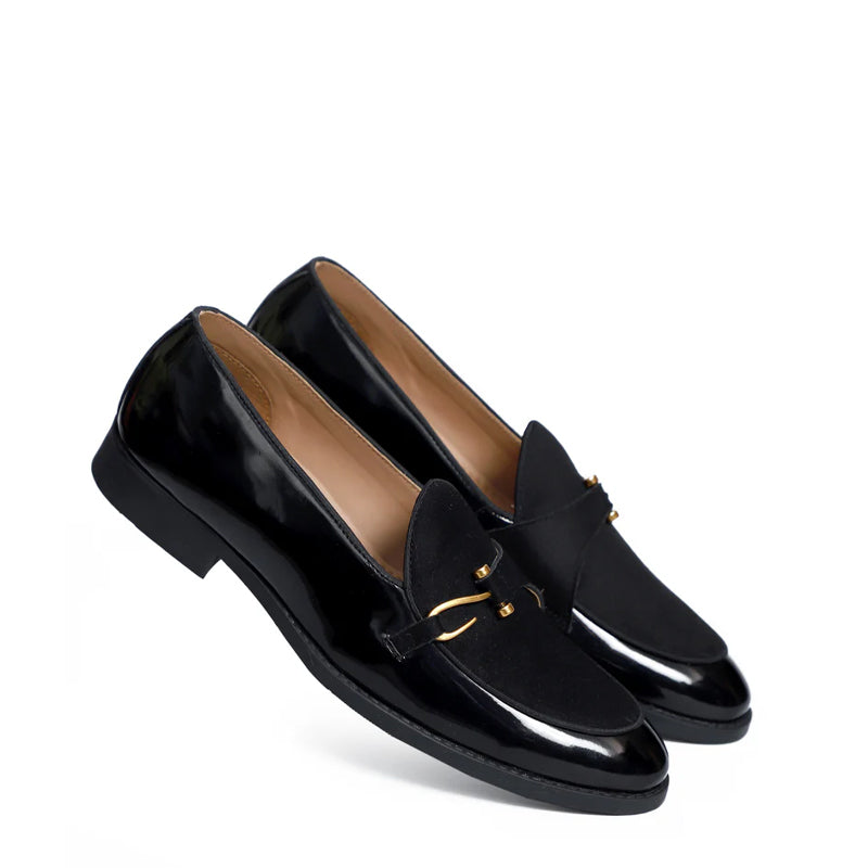 Patent Handmade Leather Loafers For Men