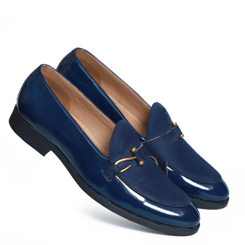 Patent Handmade Leather Loafers For Men