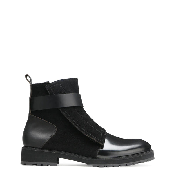 Luxury Design Handmade Suede Leather Side Zipper Boot