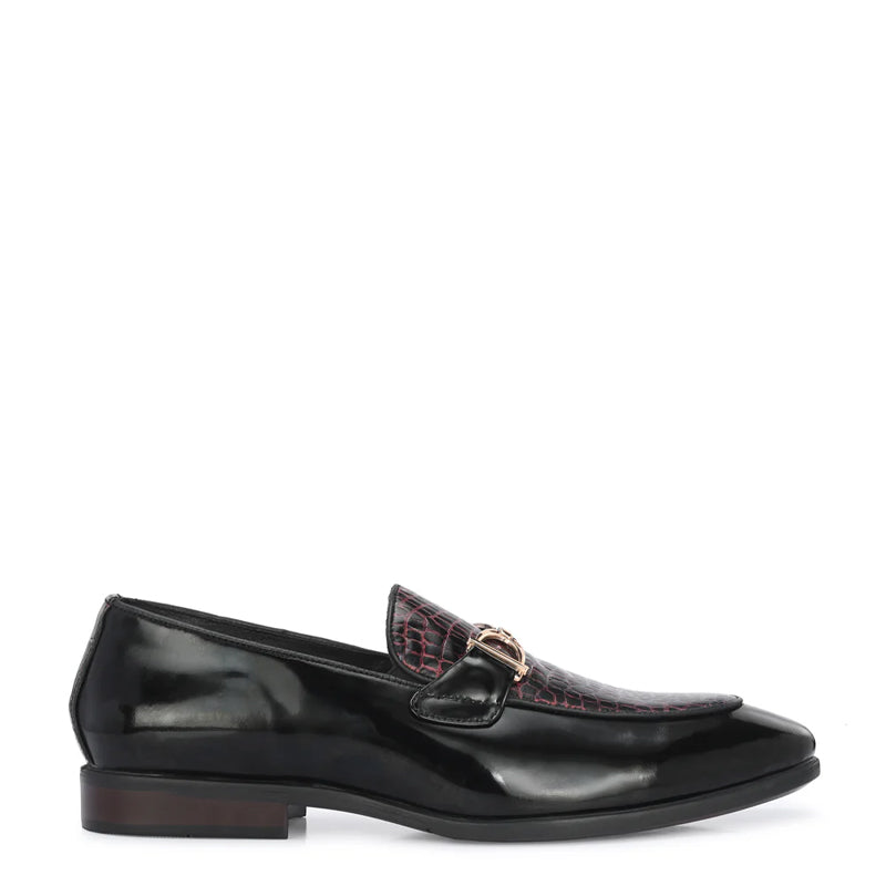 Leather Buckled Loafers For Men