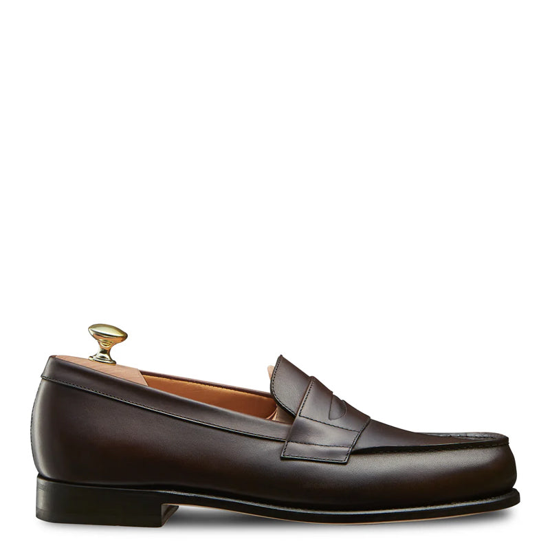 Classic Leather Tan Penny Loafer For Men