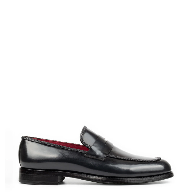 Men Formal Slip On Shiny Leather Loafers