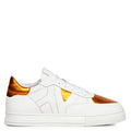 White & Orange