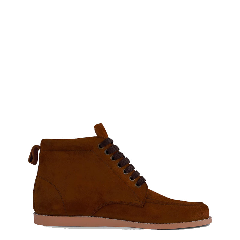 Bearman Moc Toe Suede Boots For Men