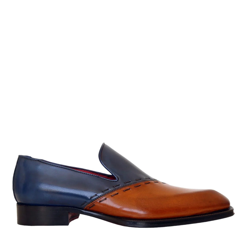 Calf-Skin Leather Loafers