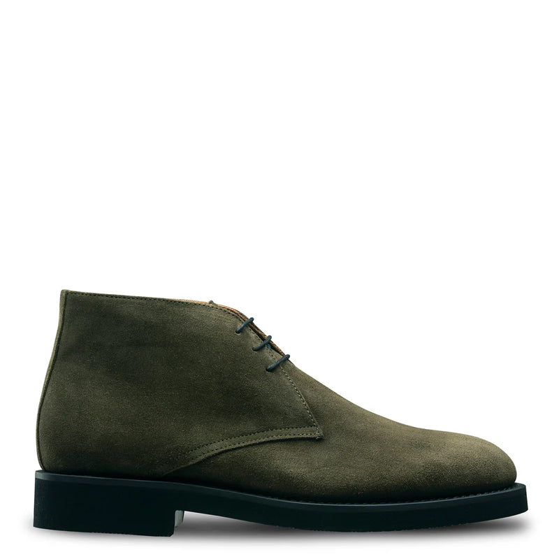 Men Suede Casual Lace-Up Leather Chukkas Boots