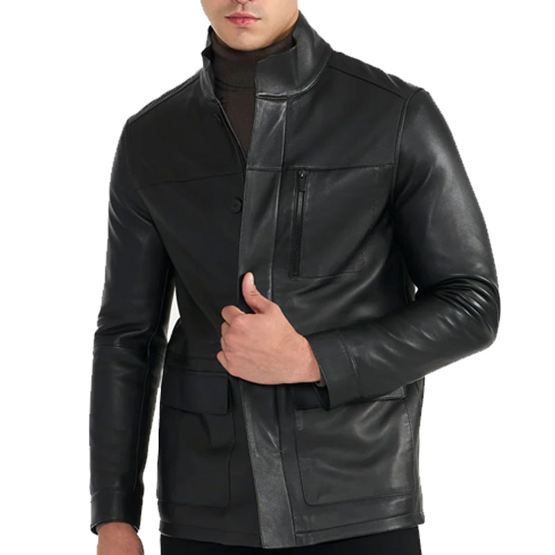 Premium Black Leather Jackets For Men