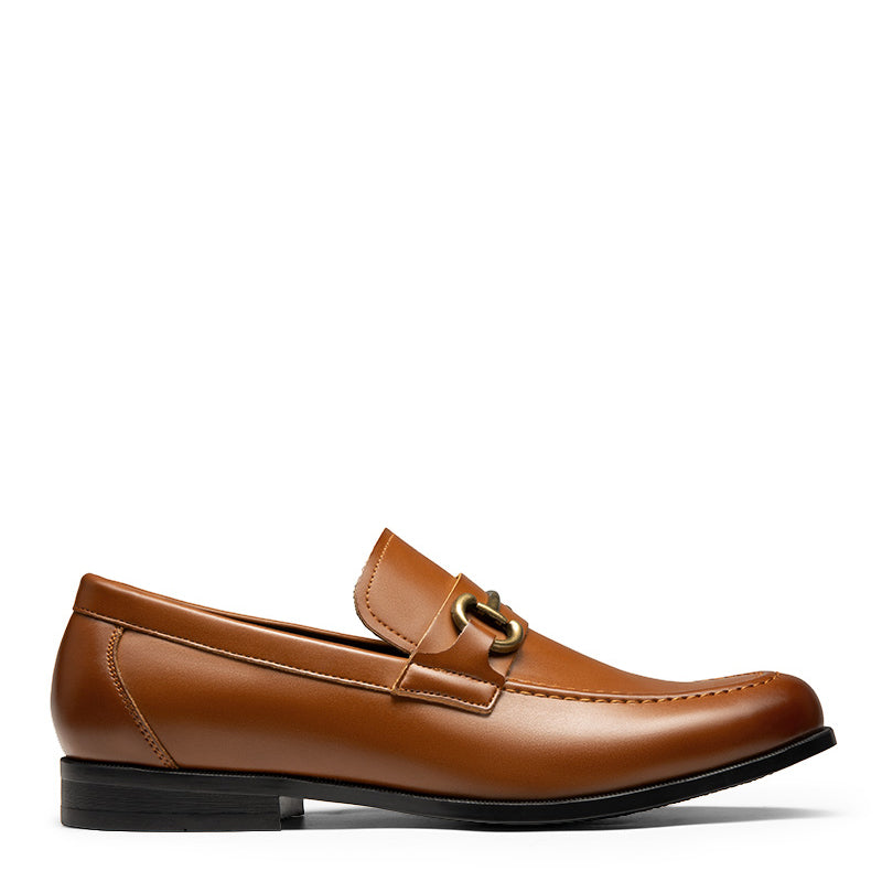 Metallic Slip On Dress Loafer Black