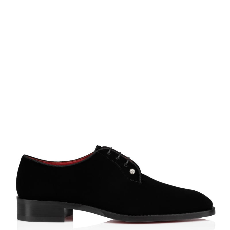 Suede Velvet Leather Derby Shoes For Men