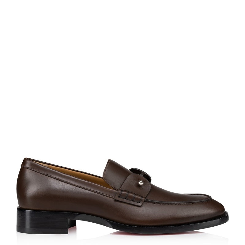 Men Solid Leather Loafers