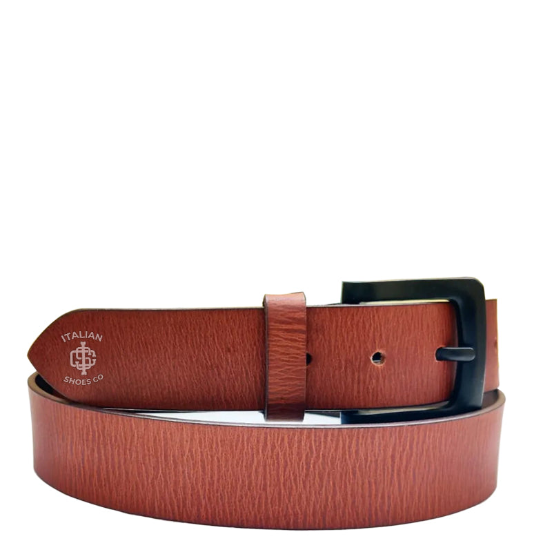 Stoicism Golden Fibbia Leather Belt