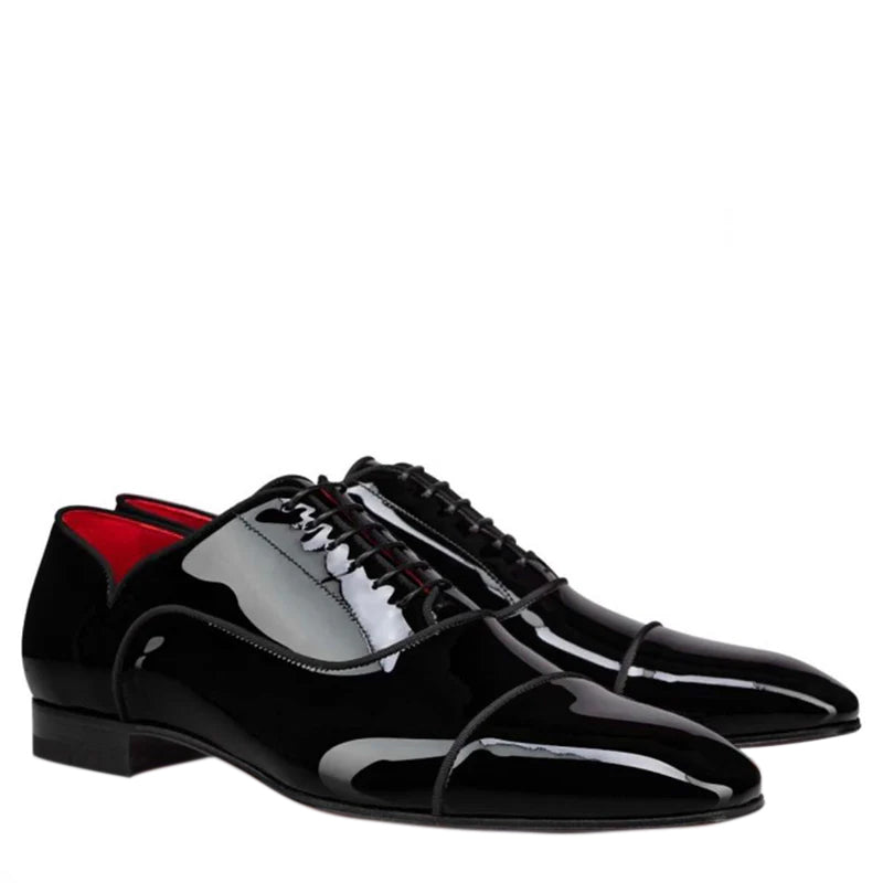 Patent Lace-Up Partywear Shoes
