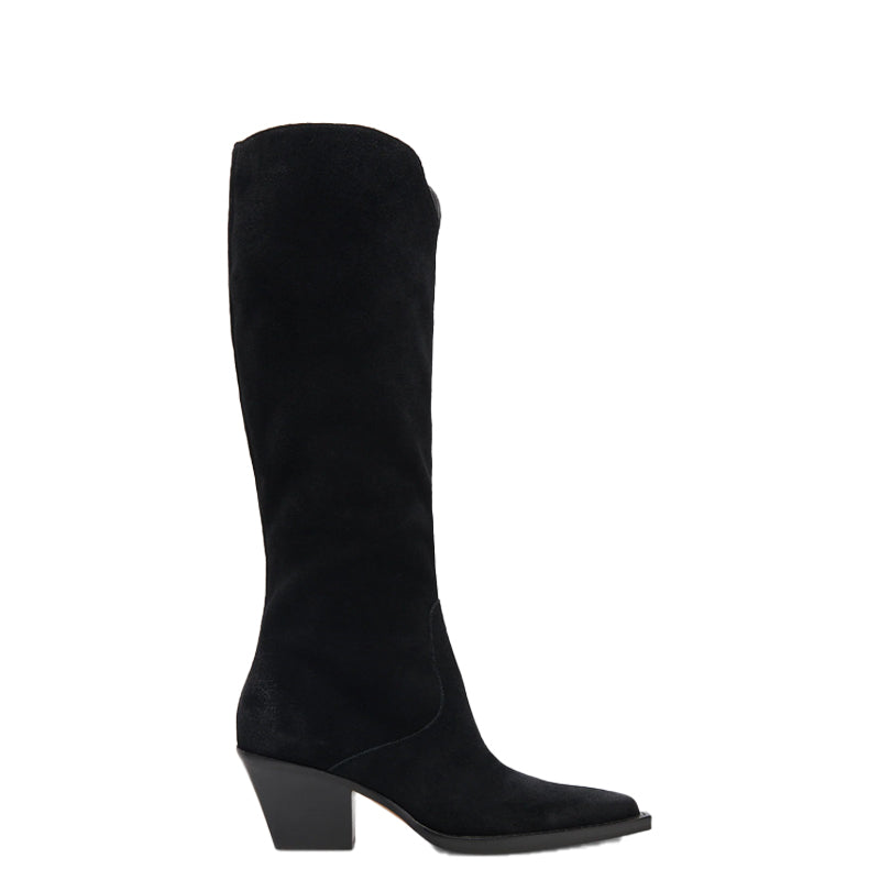 Women Knee High Boots With Side Zipper