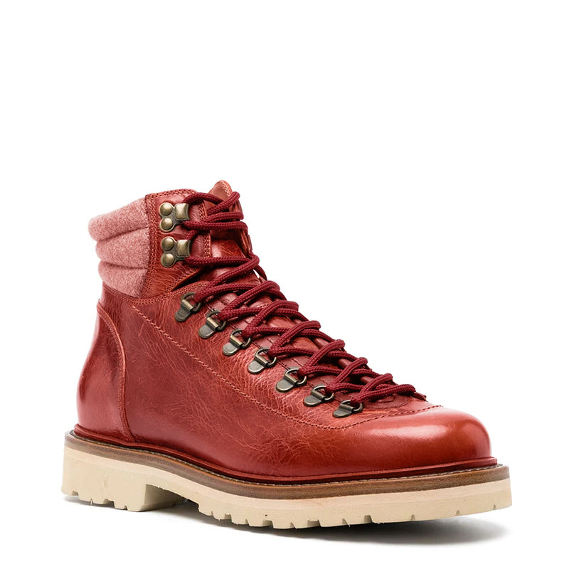 Padded Ankle Lace-Up boots