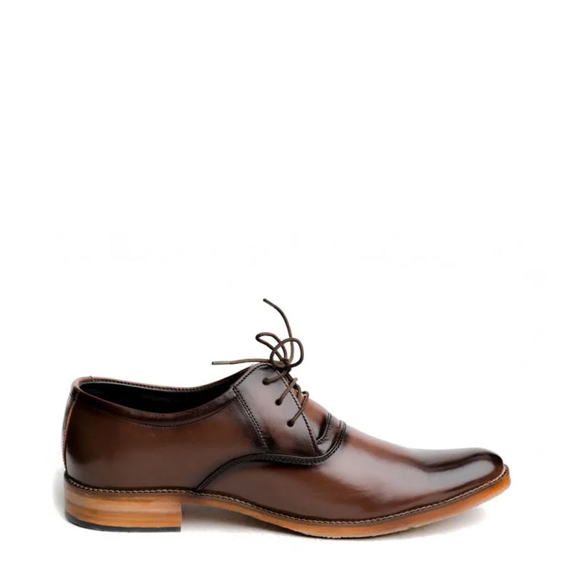 Leather Handmade Lace-Up Oxford Shoes