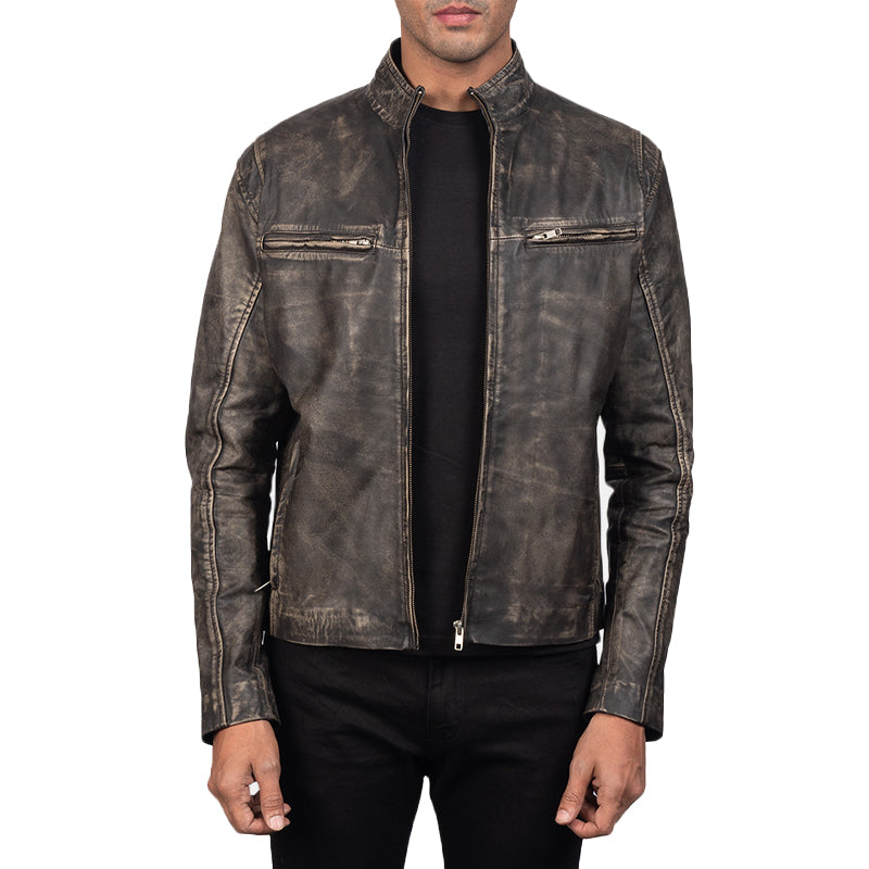 Rovian Leather Men Jacket