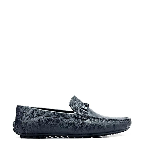 Men Textured Leather Driving Loafer