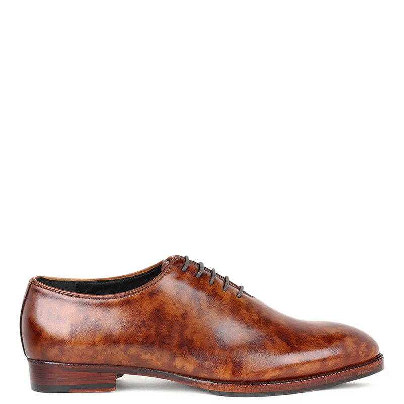 Patina Classic Wholecut Leather Oxford Shoes