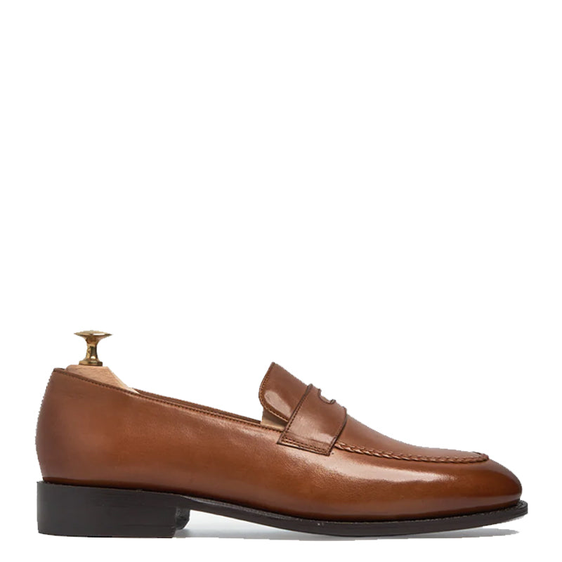 Classic Design Tan Slip on Loafer