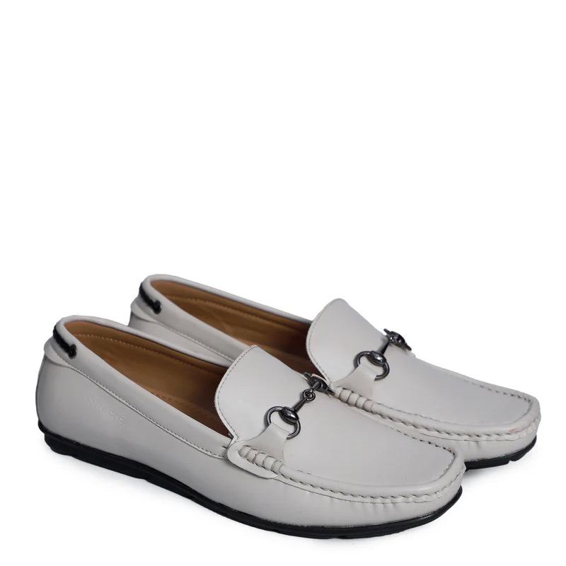 Men Round Toe Casual Leather Loafers