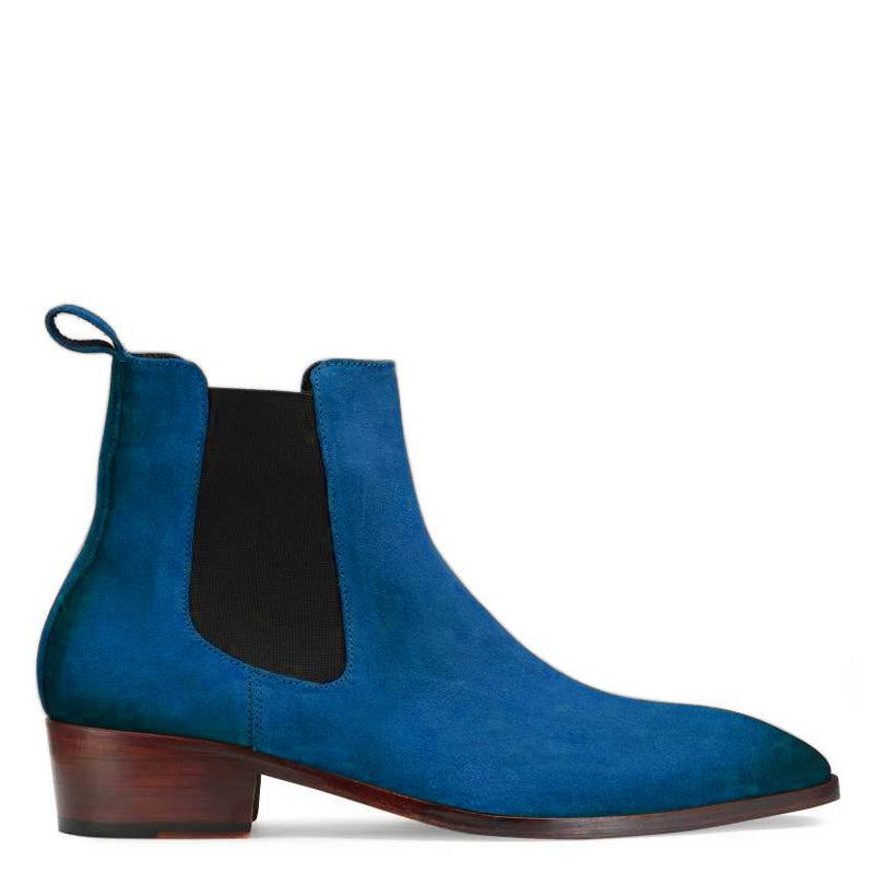 Suede Leather Chelsea Boots