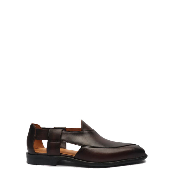 Classic Luxury Slip On Leather Peshawari Sandal