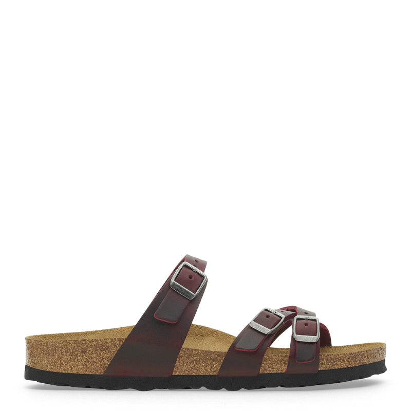 Obsidian Leather Oiled Sandals