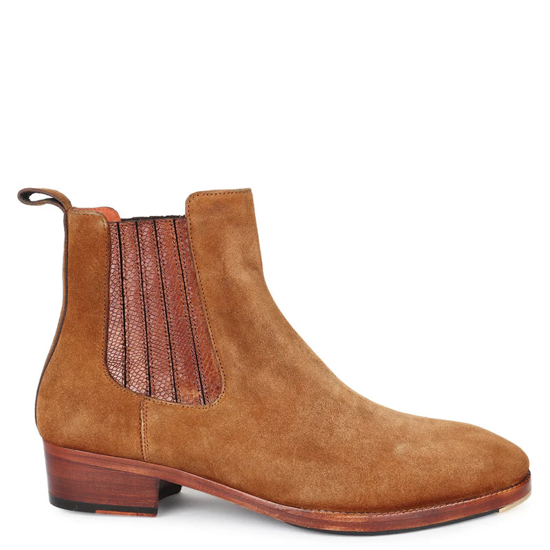 Men Suede Leather Chelsea Boots