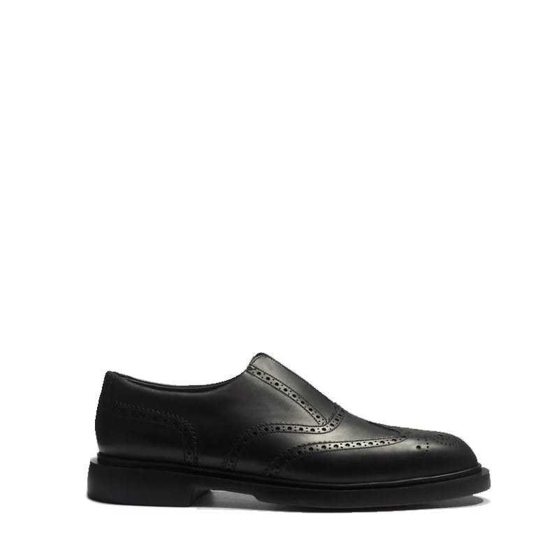 Leather Walker Slip On Oxford Shoes