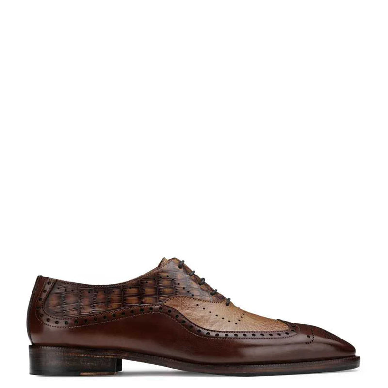 Classic Design Tripple Textured Leather Oxford Shoes