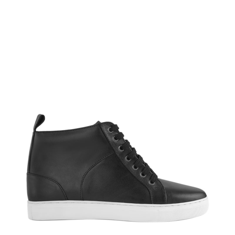 High Top Leather Sneakers