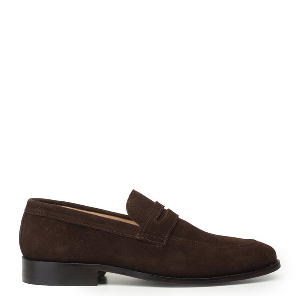Men Suede Casual Penny Leather Loafer