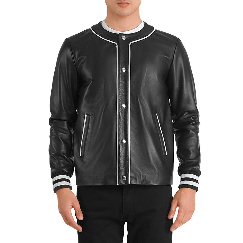 Willis Leather Bomber Jacket For Men