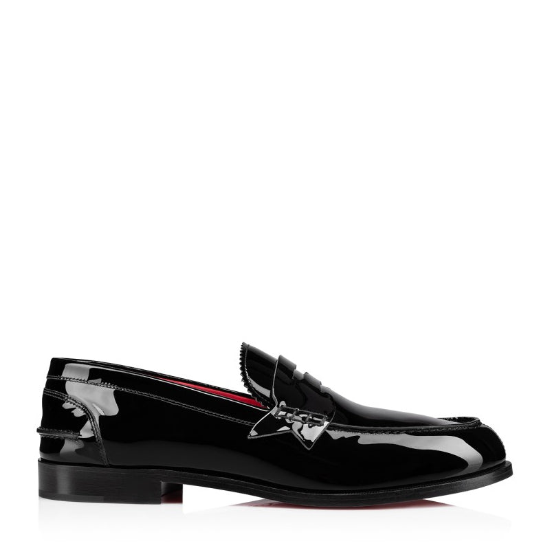 Patent Leather Penny Loafers For Men