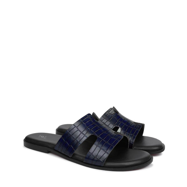 Crocodile Slip On - Blue