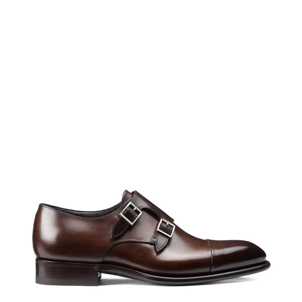 Deep  Double Monk Strap Shoes