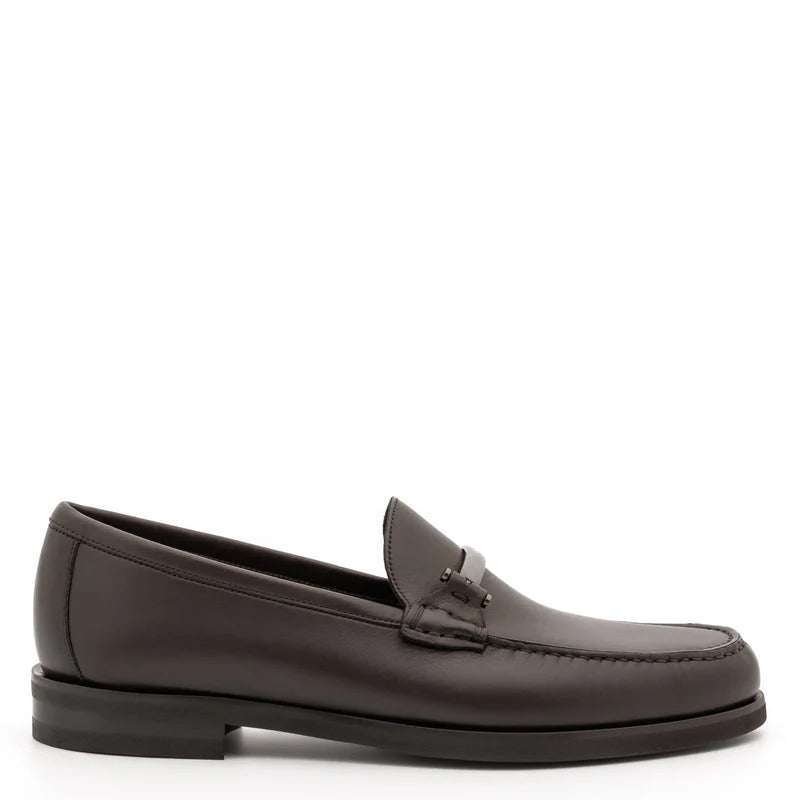Classy Slip On Leather Black Loafer