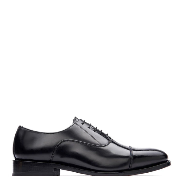 Classic Design Leather Cap Toe Oxford Shoes