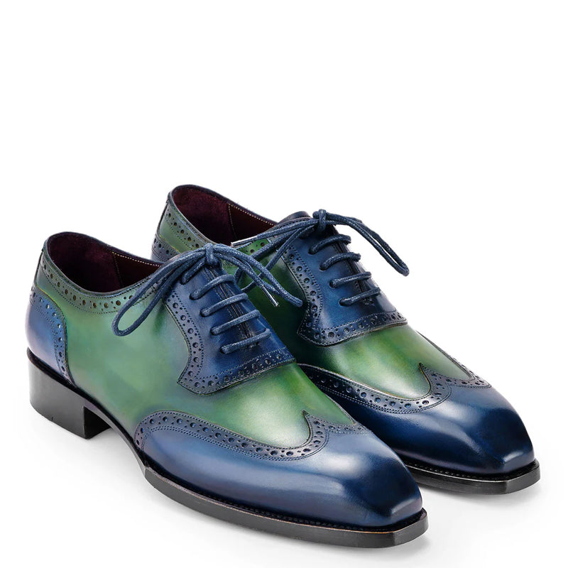 Leather Handmade Wingtip Oxford Shoes