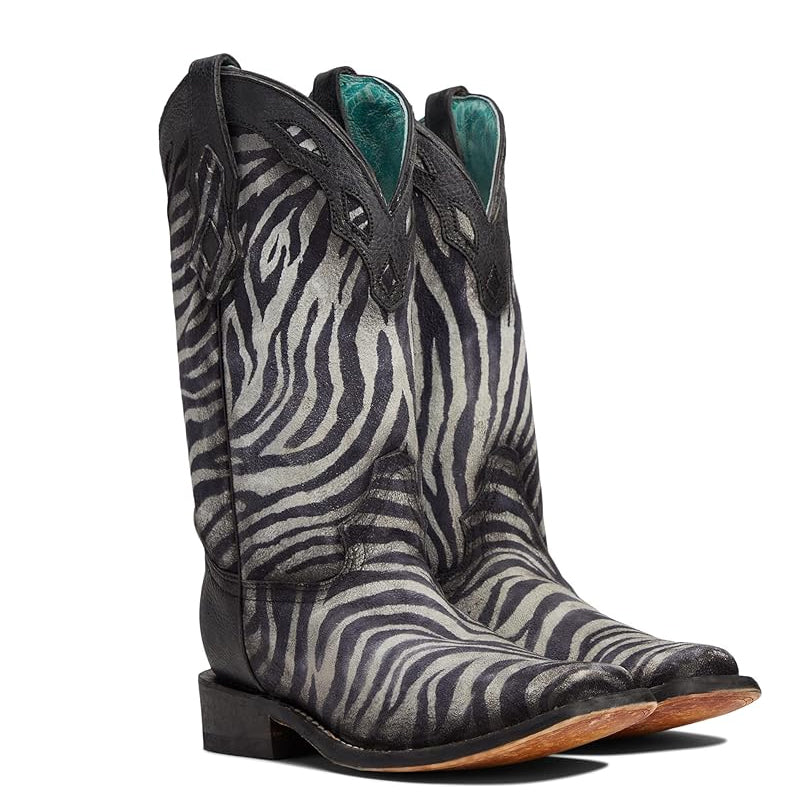 Zebrata Cowboy Boots