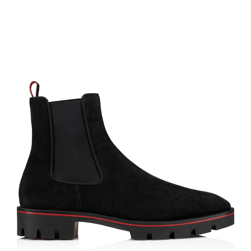 Men Suede Outdoor Leather Chelsea Boots