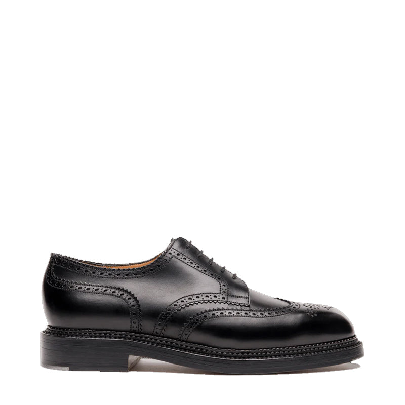 Triple Sole Derby Leather Shoes For Men