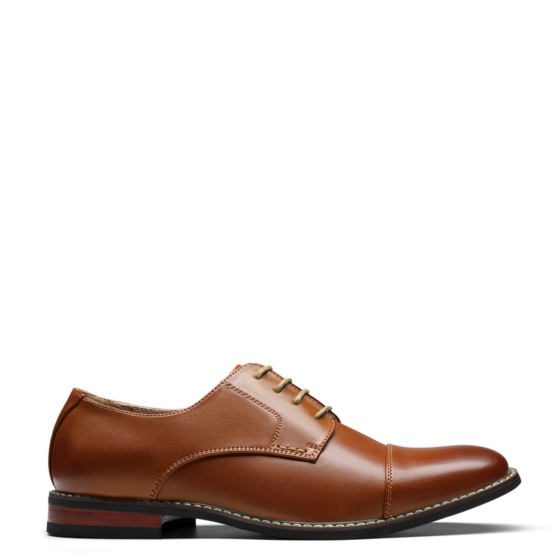Men's Classic Cap-Toe Formal Oxford Shoes