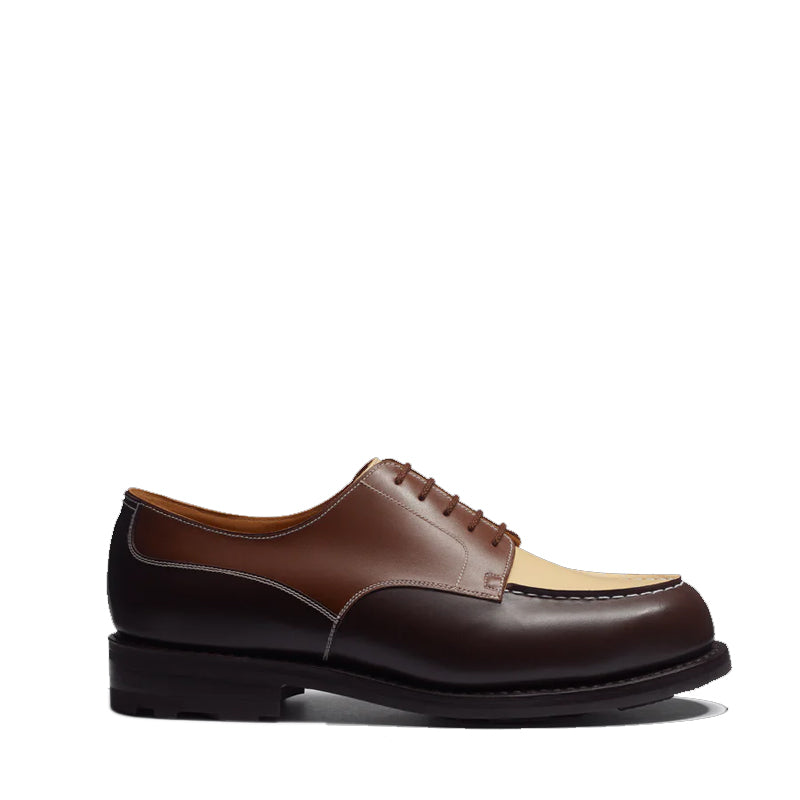 Leather Golf Derby Lace-up Shoes For Men